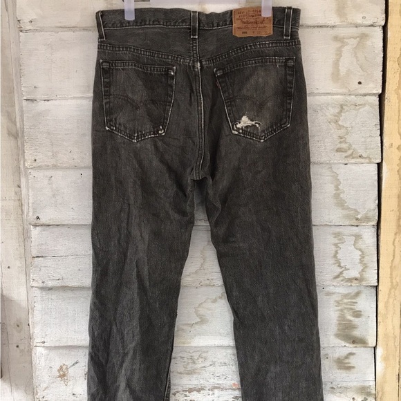 Men Vintage 80s-90s 501 Distressed Jeans - Picture 6 of 8
